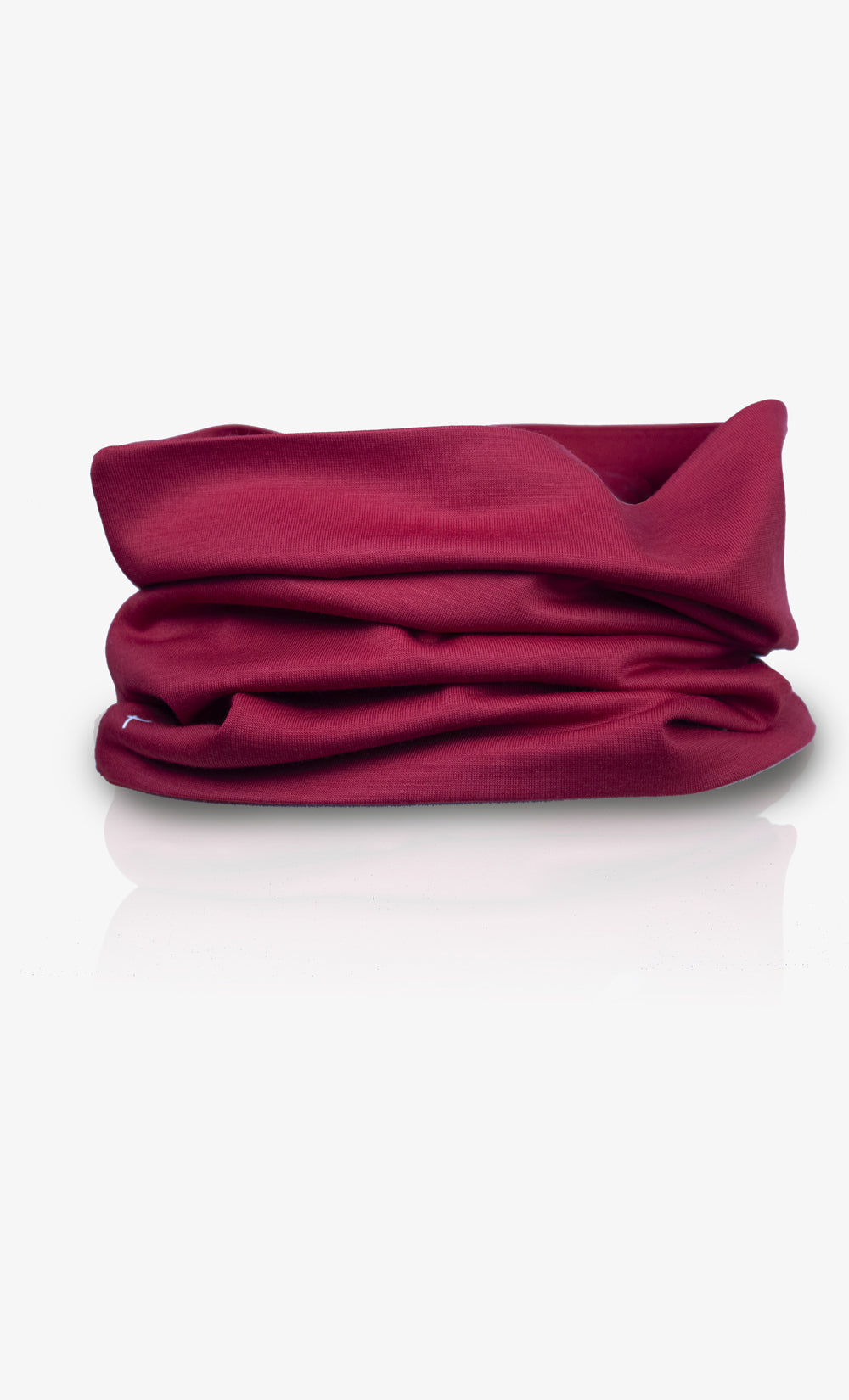 Merino Neck Warmer - Double - Cherry