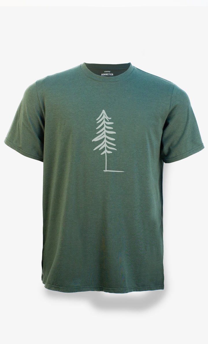 T-Shirt Homme Vert- Sapin Ombre