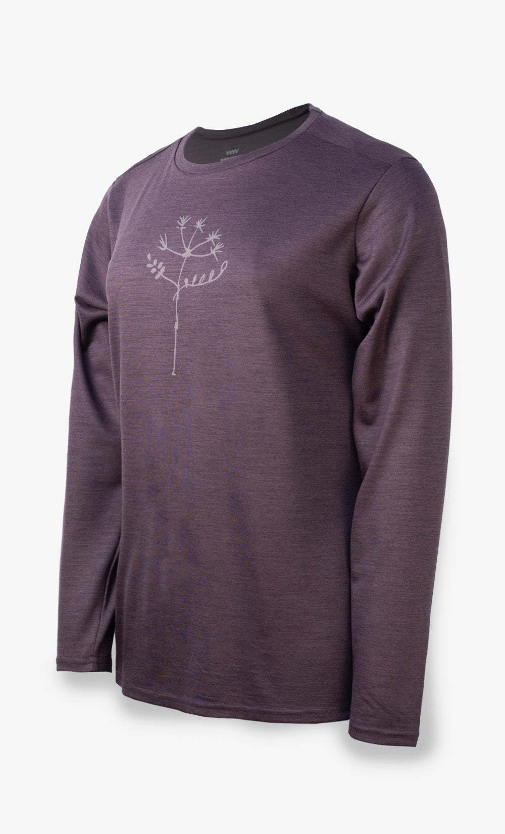 Women's Merino Long Sleeves Aubergine - Fantastic