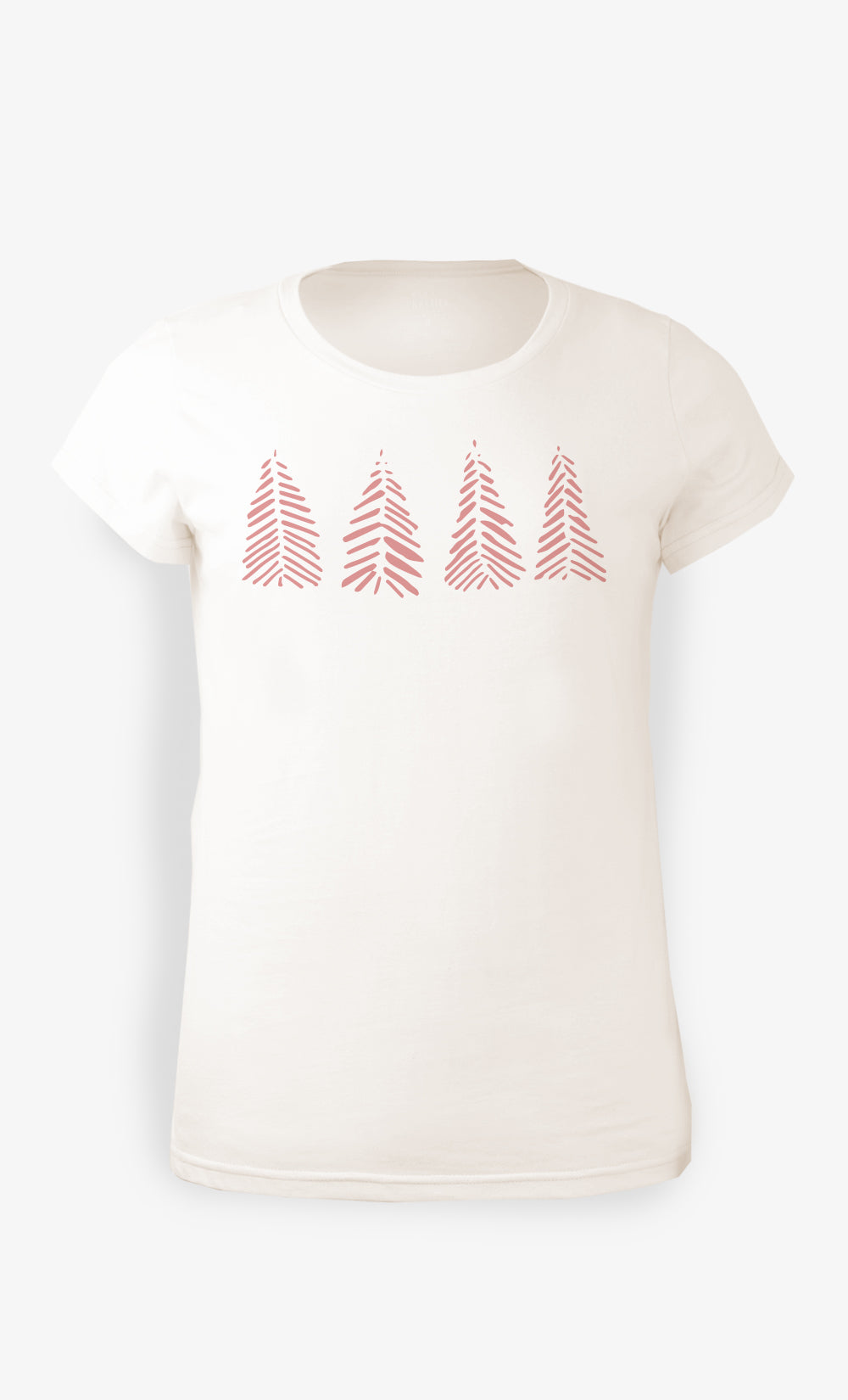 Women's Off-White T-Shirt - Four Trees