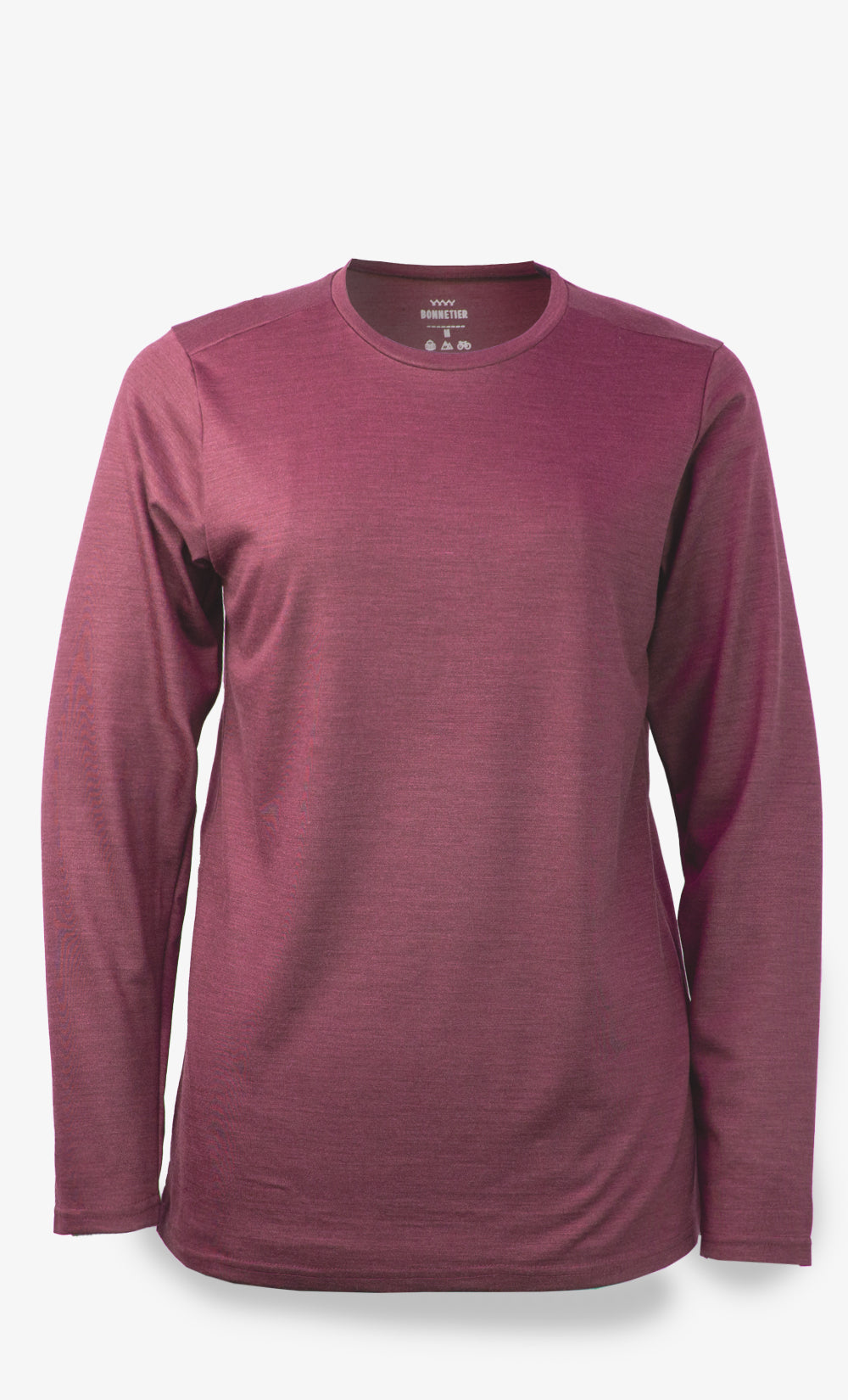 Manches longues Mérinos Femme Techpro Terra-Rosa - Uni