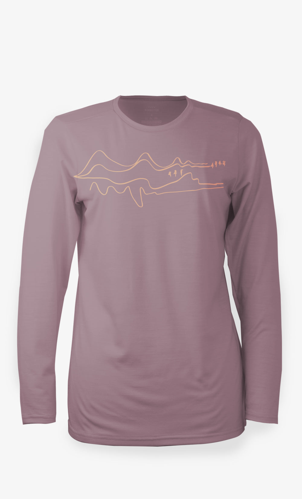 Manches longues Mérinos Femme Techpro Vieux-Rose - Sketchy Land