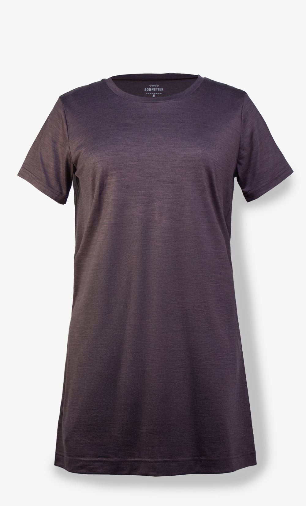 Heather Eggplant Merino Wool Dress - Latitude