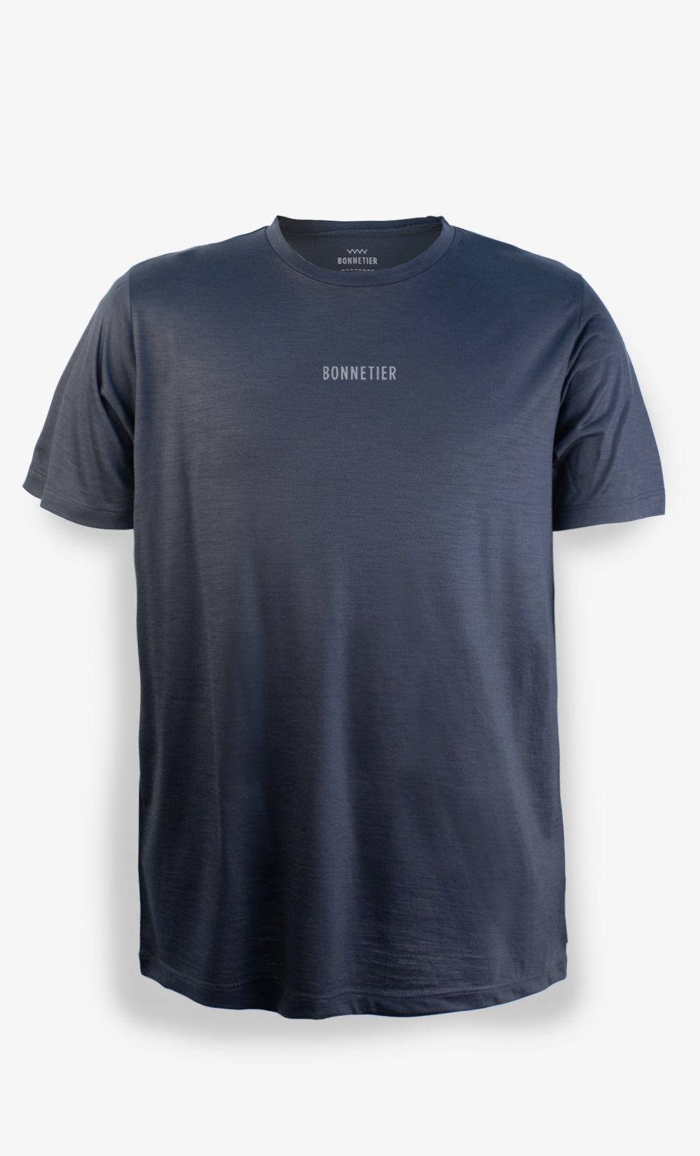 Ultra Light Charcoal Men's Merino T-Shirt - Bonnetier