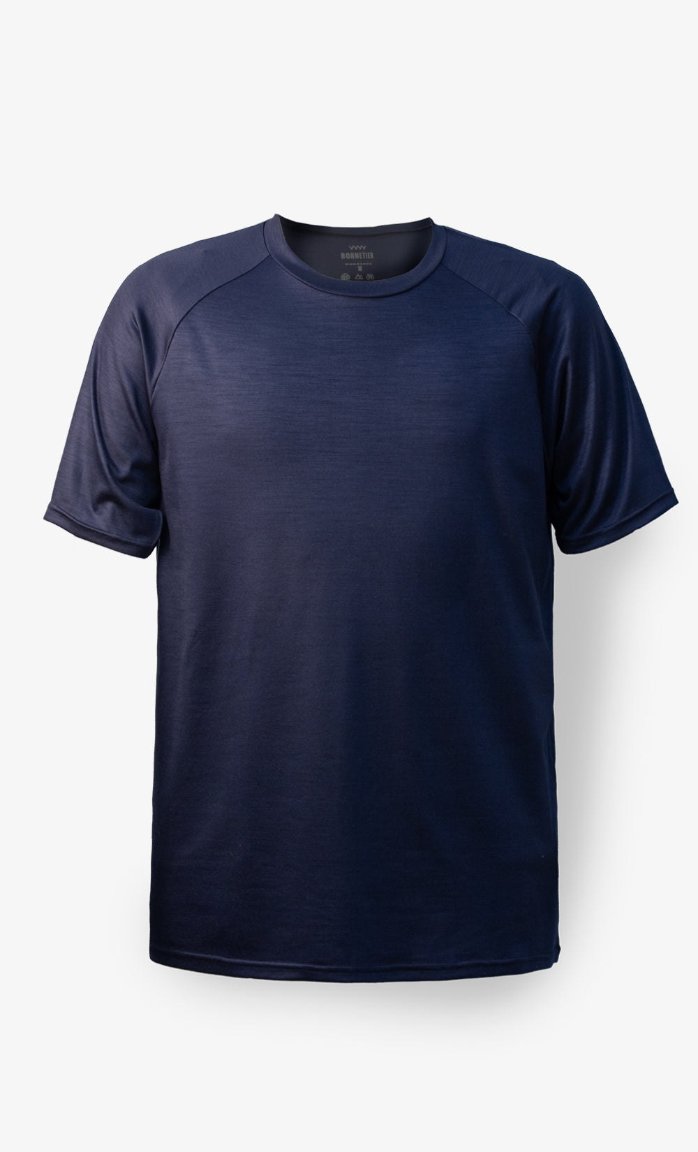 T-Shirt Raglan Mérino Stretchwool™ Homme Marine