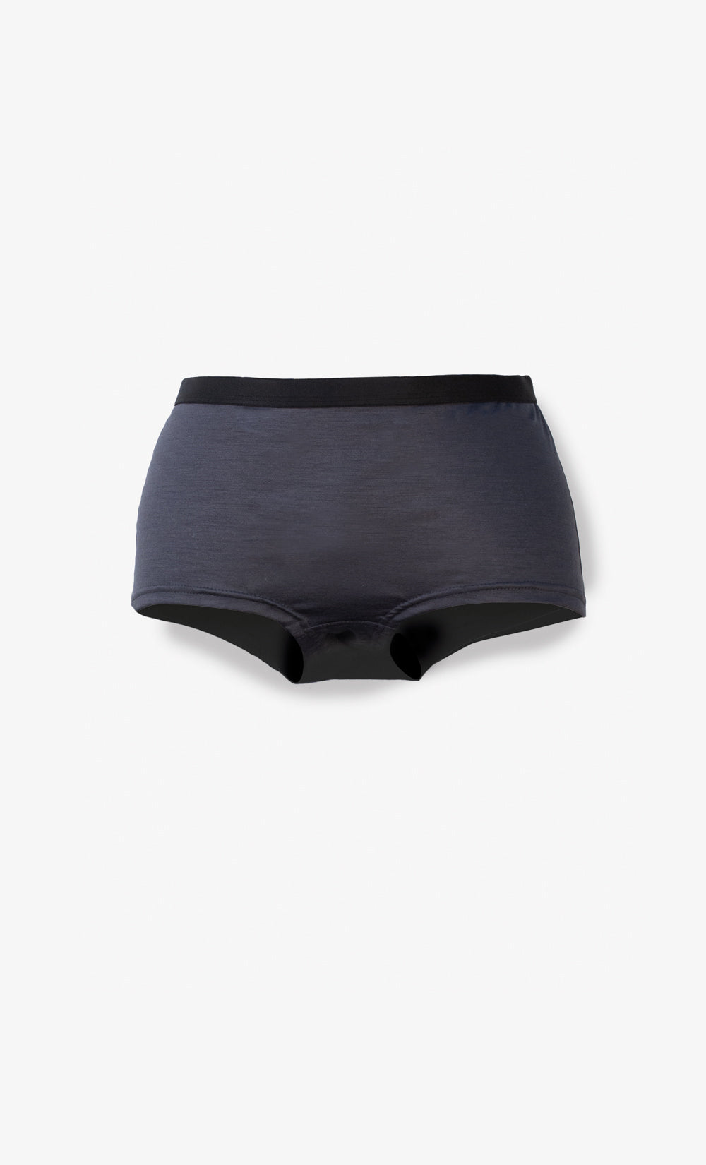 Culotte femme en laine mérinos BONNETIER couleur charbon, avec technologie STRETCHWOOL™ pour confort et souplesse, idéale pour activités hivernales et plein air.