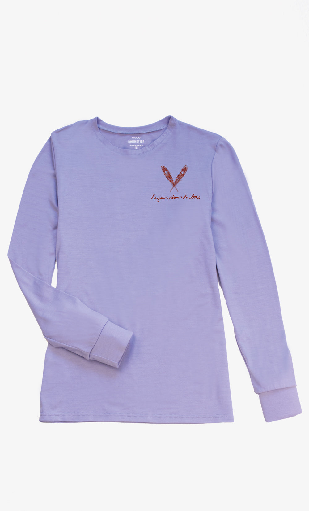 Women's Long Sleeve Top - Ice Blue - RAQUETTES